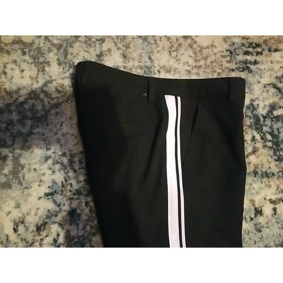 Amanda + Chelsea Women's Black White Stripes Pants Size 2 - Picture 10 of 16